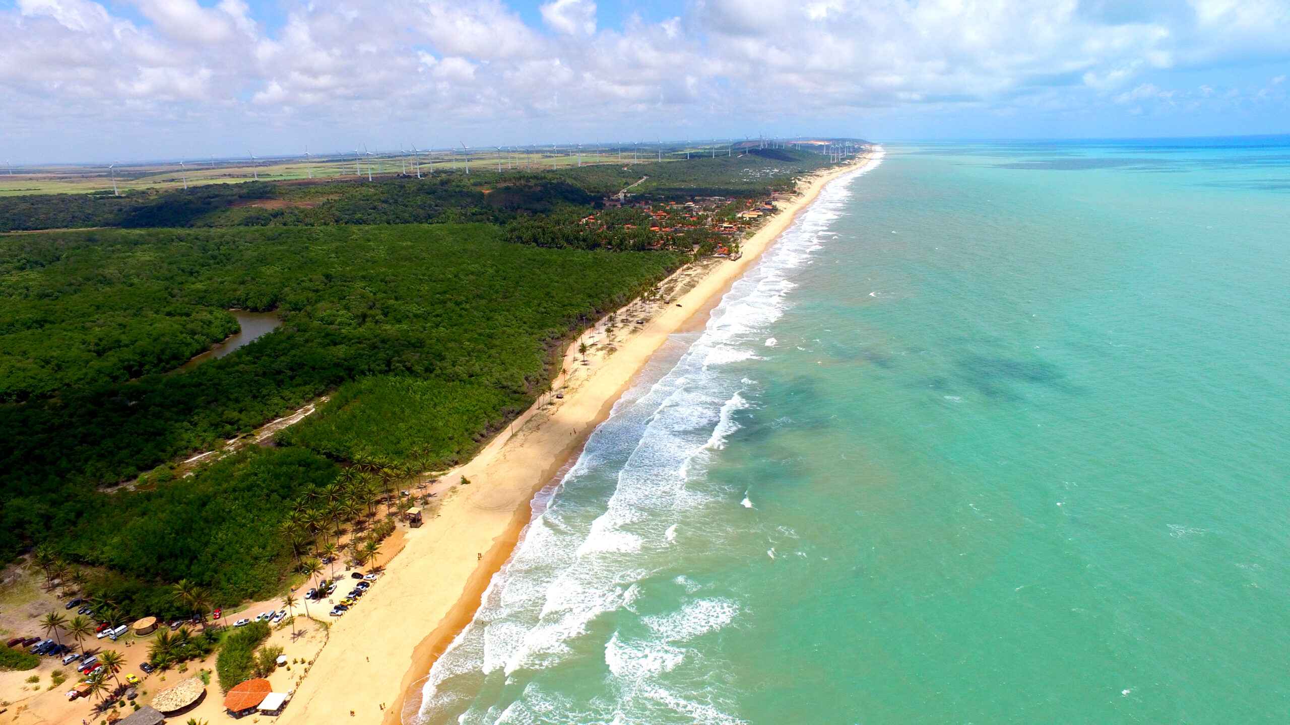 BARRA DE CAMARATUBA, PARAIBA, BRAZIL, October 25 2015. Mataraca Coast is located between Paraiba and Rio Grande do Norte, capitals. It is known by your wonderful beaches and their landscape which is part of Paraiba and Brazil’s postcard.