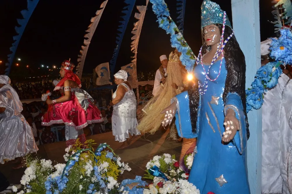 Festa de Iemanjá. Foto: Walter Paparazzo/G1 PB